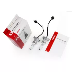   AMIO LED autó fényszóró izzó H7-6 6000K SX sorozat PRÉMIUM
