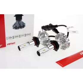 AMIO LED autó fényszóró izzó HB3 9005 6000K SX sorozat