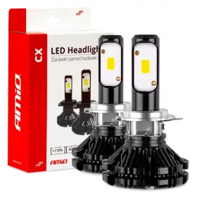   AMIO LED autó fényszóró izzó H7-1 6000K CX sorozat PRÉMIUM