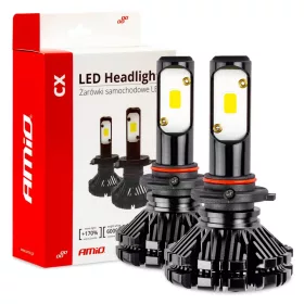   AMIO LED autó fényszóró izzó HB3 9005 6000K CX sorozat PRÉMIUM