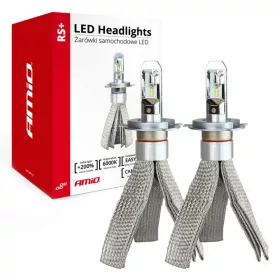   AMIO ZES Chipes RS + Series H4 50W LED autó izzó párban PRÉMIUM