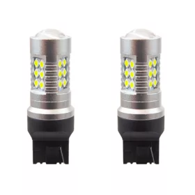 AMIO LED CANBUS 3030 24SMD T20 7440 W21W White 12V/24V