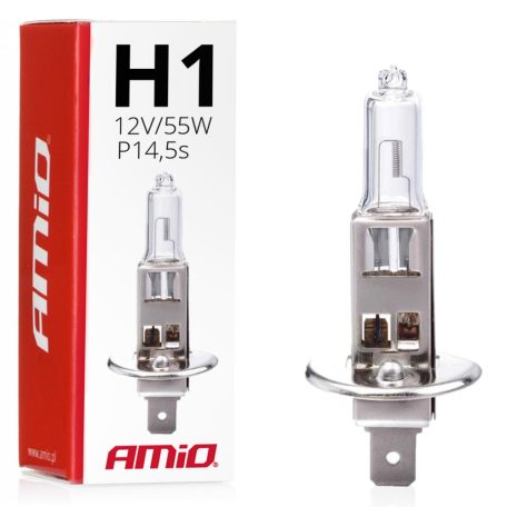 Amio halogén izzó H1 12 V 55 W P14,5s UV szűrő