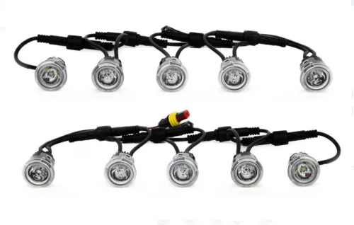 AMIO Tagfahrlicht DRL 502HP mit Mini-Automatiklichtschalter