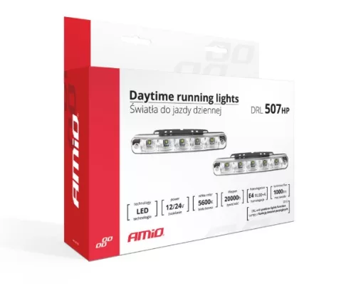 AMIO Nappali menetfény világítás DRL 507 HP kontrolbox-szal