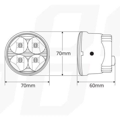 AMIO Tagfahrleuchten DRL 510 HP AMIO-01524