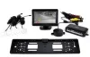 AMIO Einparkhilfe TFT02 4,3" mit HD-402-IR Kamera 4 Sensoren weiß
