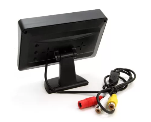 AMIO Einparkhilfe TFT02 4,3" mit HD-402-IR Kamera 4 Sensoren weiß