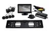 AMIO Einparkhilfe TFT02 4,3" mit HD-402-IR Kamera 4 Sensoren schwarz