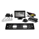 AMIO Einparkhilfe TFT02 4,3" mit HD-402-IR Kamera 4 Sensoren silber