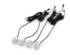 AMIO Einparkhilfe TFT02 4,3" mit HD-402-IR Kamera 4 Sensoren silber