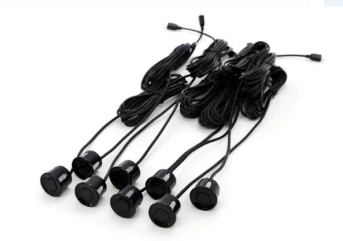 AMIO Einparkhilfe LED-GRAF 8 Sensor Schwarz