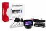 AMIO Einparkhilfe LED-GRAF 4 Sensor Silber