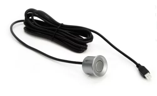 AMIO Einparkhilfe LED-GRAF 4 Sensor Silber