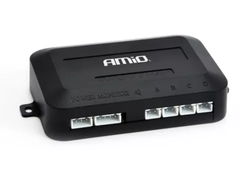 AMIO Einparkhilfe LED-GRAF 4 Sensor Weiß