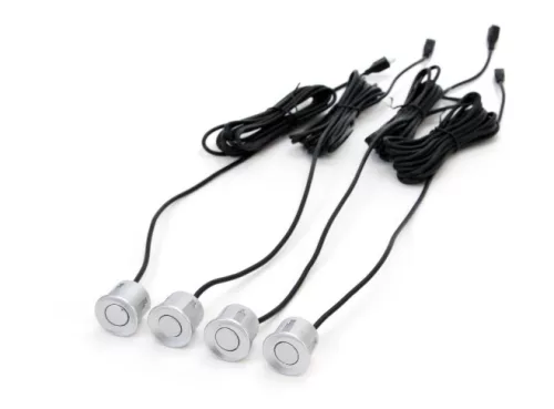 AMIO Einparkhilfe LED 4 Sensor Silber
