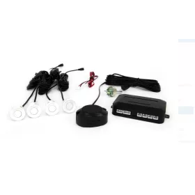 AMIO Einparkhilfe Buzzer 4 Sensoren weiß