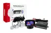 AMIO Einparkhilfe LED-Graf 8 Sensor Silber