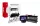 AMIO Einparkhilfe LED-Graf 8 Sensor Silber