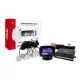 AMIO Einparkhilfe LED-Graf 8 Sensor Silber