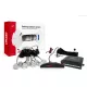 AMIO Einparkhilfe 8 LED Silber