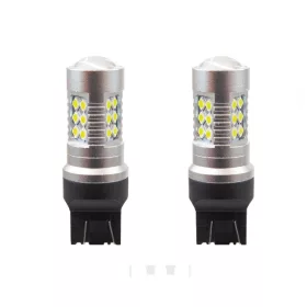 AMIO LED CANBUS 3030 24SMD T20 7443 W21/5W White 12V/24V