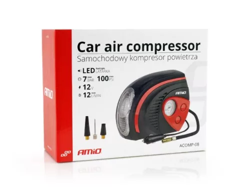 AMIO Autokompressor 12V LED ACOMP-08