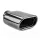 AMIO Auspuffendrohr, verchromt, matt, Edelstahl MT 019BC