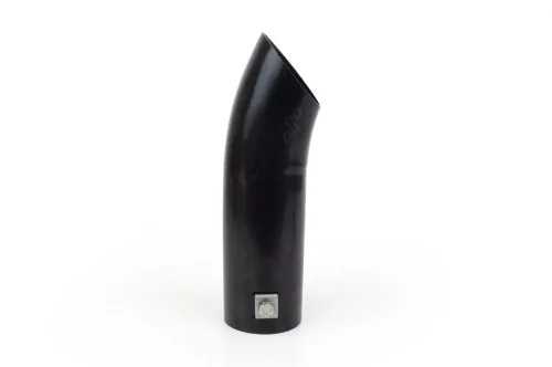AMIO Auspuffendrohr aus schwarzem, säurebeständigem Edelstahl MT001B