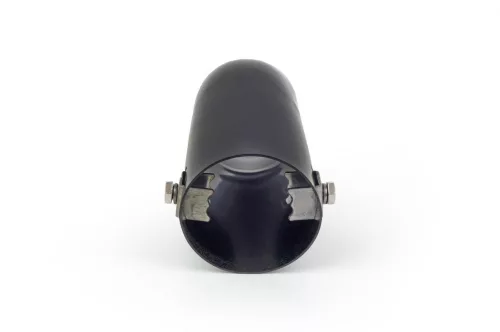 AMIO Auspuffendrohr aus schwarzem, säurebeständigem Edelstahl MT001B