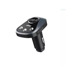   AMIO Auto-FM-Transmitter 2,4 A + App-Ladegerät, Batterietester, Bluetooth BT-02