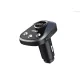 AMIO Auto-FM-Transmitter 2,4 A + App-Ladegerät, Batterietester, Bluetooth BT-02
