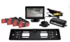 AMIO Einparkhilfe TFT02 4,3" mit HD-402-IR Kamera 4 Sensoren schwarz intern