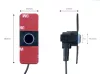 AMIO Einparkhilfe TFT02 4,3" mit HD-402-IR Kamera 4 Sensoren schwarz intern
