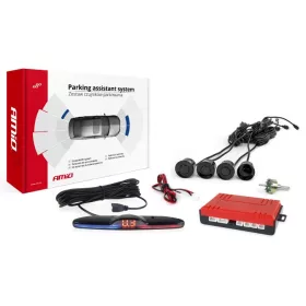 AMIO Einparkhilfe Max LED 4 Sensor Schwarz