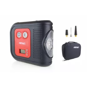   AMIO Autokompressor mit digitalem Druckmessgerät und LED-Licht 12 V ACOMP-10