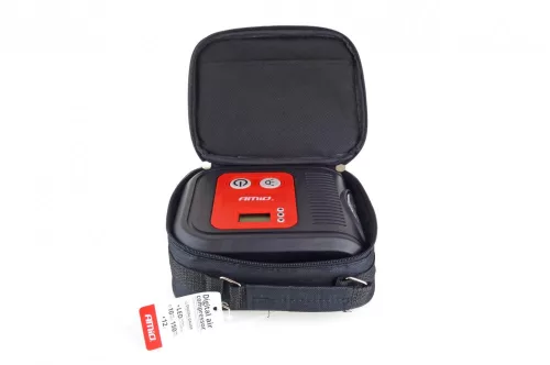 AMIO Autokompressor mit digitalem Druckmessgerät und LED-Licht 12 V ACOMP-10
