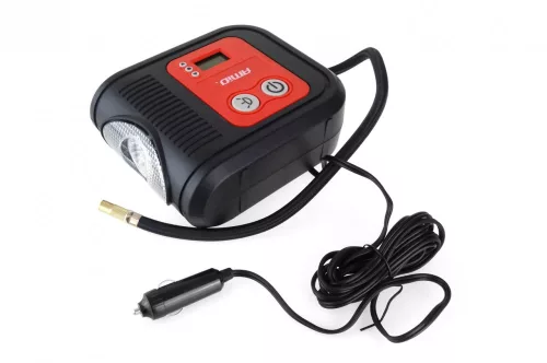 AMIO Autokompressor mit digitalem Druckmessgerät und LED-Licht 12 V ACOMP-10