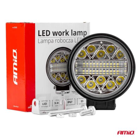 AMIO LED-es munkalámpa 26LED Ø110 42W COMBO 9-36V AWL16