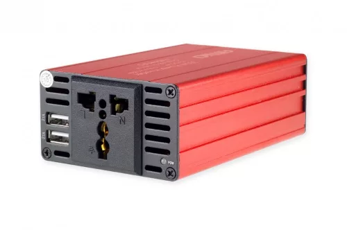 AMIO Spannungswandler 12V/220V 300W/600W 2xUSB PI03