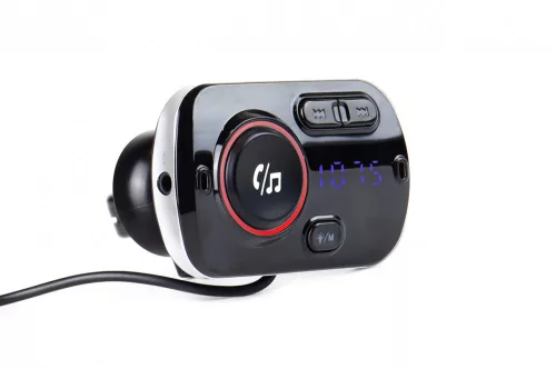 AMIO FM-Modulator mit Handy-Ladefunktion 2,4 A + QC 3.0 BT-03