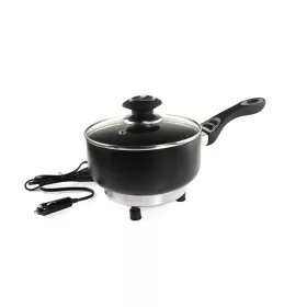   AMIO Elektrische Stielkasserolle mit Deckel für Auto 18cm x 8cm 150W 12V