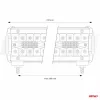 AMIO Arbeitslampe AWL30 200LED 720X74 600W COMBO 9-36V