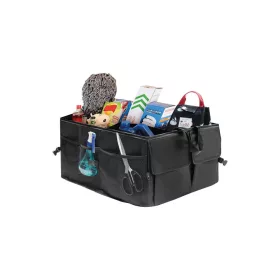   AMIO Universal-Organizer, Kofferraum-Organizer mit mehreren Fächern, Lederaufbewahrung, 55 x 38 x 26 cm