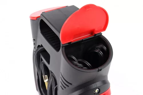 AMIO Autokompressor mit digitalem Druckmessgerät und LED-Licht 12 V ACOMP-16