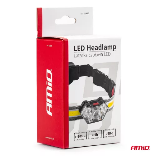 AMIO LED-Stirnlampe LH04