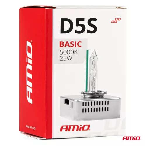 AMIO Xenon-Lampe Typ D5S 25W 5000K AMiO BASIC AMIO-02941