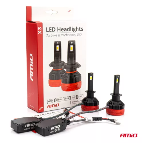 AMIO LED Headlight H1 X3 Series AMIO-02977