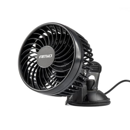 AMIO teherautós ventilátor tapadókoronggal 4,5" 24V PRÉMIUM