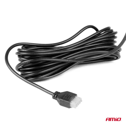 AMIO Einparkhilfe LED-Graf 3D 4 Sensor Silber